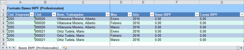 bases IRPF Excel